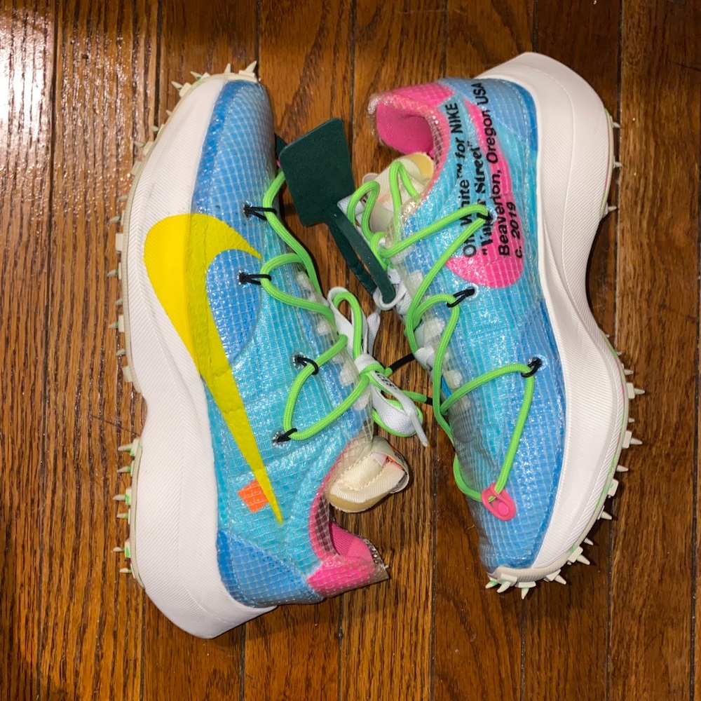 Off White Nike Vapor Street Polarized Blue - size 6.5